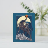 Sleepy Hollow Headless Horseman | Halloween Briefkaart (Staand voorkant)