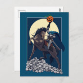 Sleepy Hollow Headless Horseman | Halloween Briefkaart (Voorkant / Achterkant)