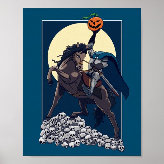 Sleepy Hollow Headless Horseman | Halloween Poster (Voorkant)