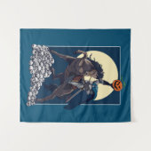 Sleepy Hollow Headless Horseman | Halloween Wandkleed (Voorkant (horizontaal))