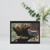 Sleepy Hollow Headless Horseman Holding Pumpkin Briefkaart (Staand voorkant)