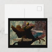 Sleepy Hollow Headless Horseman Holding Pumpkin Briefkaart (Voorkant / Achterkant)