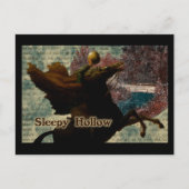 Sleepy Hollow Headless Horseman Holding Pumpkin Briefkaart (Voorkant)