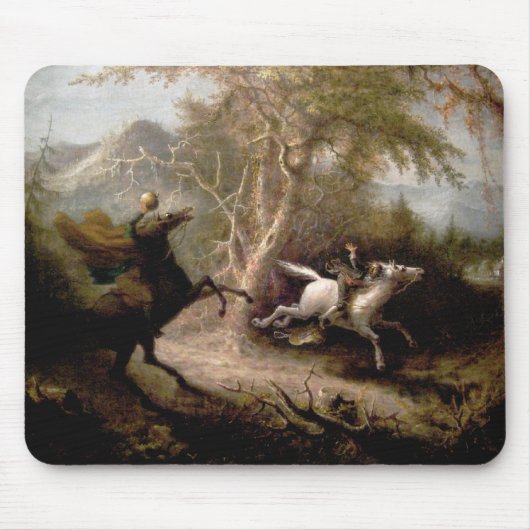 Sleepy Hollow Headless Horseman Mousepad Muismat (Voorkant)