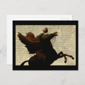 Sleepy Hollow Headless Horseman / Pomkin Briefkaart (Voorkant / Achterkant)
