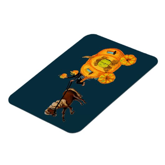 Sleepy Hollow Headless Horseman Pumpkin Carriage Magneet (Linkerzijde)