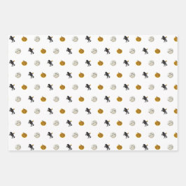 Sleepy Hollow Headless Horseman Spooky Halloween Inpakpapier Vel