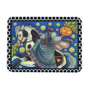 SLEEPY HOLLOW HOOFDLEIDING HORSEWOMAN HALLOWEEN MA MAGNEET
