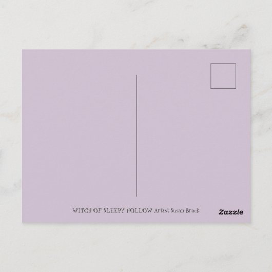 SLEEPY HOLLOW, HOOFDLOOS GOTHIC WITCH, UNICORN, OW BRIEFKAART (Achterkant)