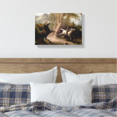 Sleepy Hollow Hoofdloze Ruiter ingelijst Canvas Afdruk (Insitu (Slaapkamer))