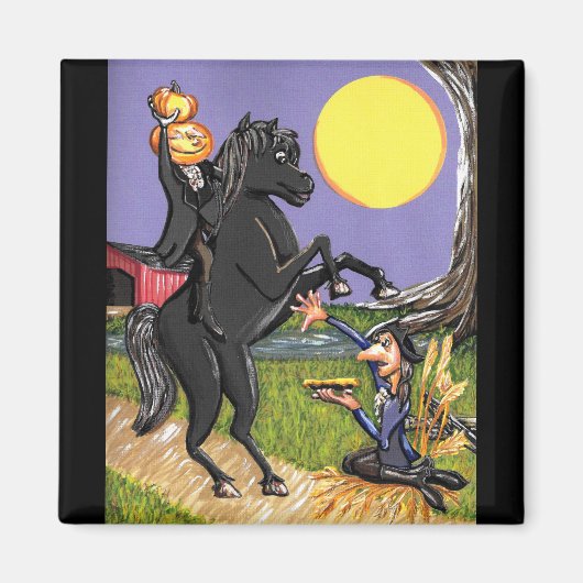 Sleepy Hollow Ichabod Headless Horseman exchange Magneet (Voorkant)