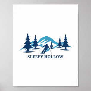 Sleepy Hollow Iowa Ski Resort Skiën Skier _1 Poster