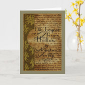 Sleepy Hollow Kaart (Gele Bloem)