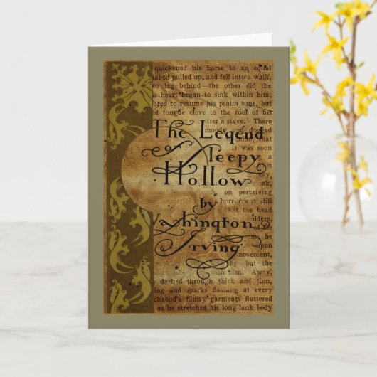 Sleepy Hollow Kaart (Gele Bloem)