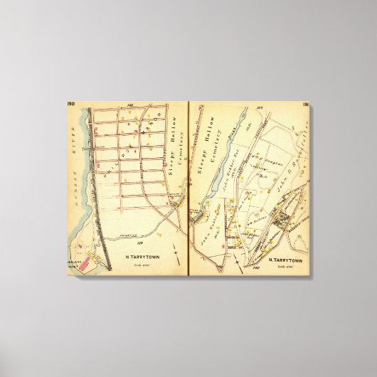 Sleepy Hollow, New York 2 Canvas Afdruk (Voorkant)