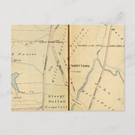 Sleepy Hollow, New York Briefkaart (Voorkant)