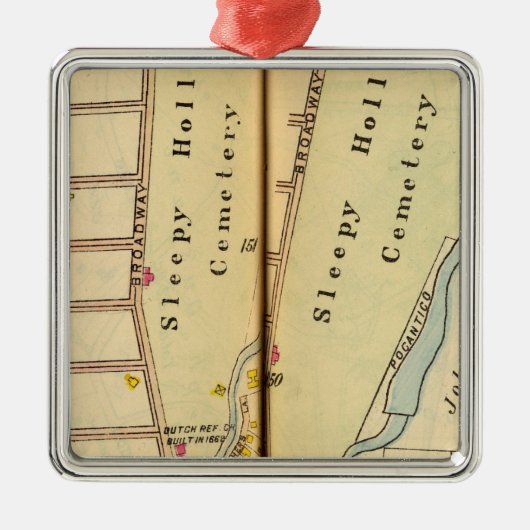 Sleepy Hollow, New York Metalen Ornament (Voorkant)