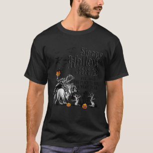 Sleepy Hollow Retro  Hoofdloze Ruiter Hal T-shirt