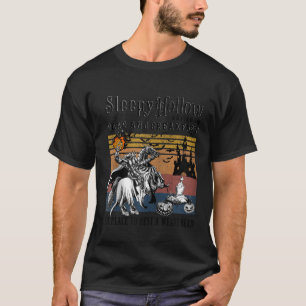 Sleepy Hollow Retro  Hoofdloze Ruiter Hal T-shirt