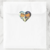 SLEEPY HOLLOW WEDDING COUPLE, HALLOEEN STEMMEN HART STICKER (Tas)