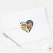 SLEEPY HOLLOW WEDDING COUPLE, HALLOEEN STEMMEN HART STICKER (Envelop)