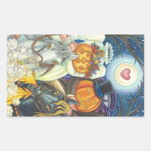 SLEEPY HOLLOW WEDDING HALLOEEN STICKER SHEET Rec. (Voorkant)