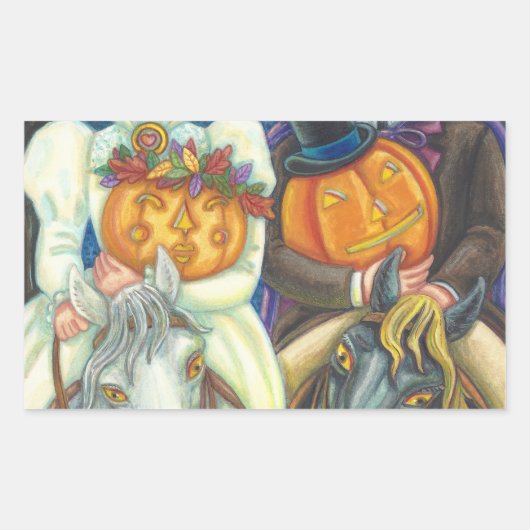 SLEEPY HOLLOW WEDDING HALLOEEN STICKER SHEET Rec. (Voorkant)