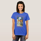 SLEEPY HOLLOW WEDDING HALLOWEEN BASIC T-SHIRT Blu (Voorkant volledig)