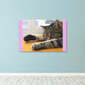 Sleepy Indigo Canvas Afdruk (Insitu (Houten vloer))