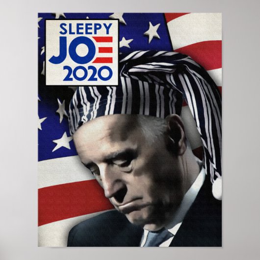 Sleepy Joe Biden 2020 Verkiezing Poster (Voorkant)