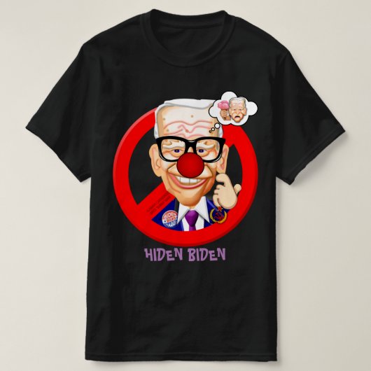 Sleepy Joe Biden - Bubba's Toon T-shirt T-Shirt (Design voorkant)