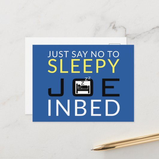 Sleepy Joe Briefkaart (Voorkant / Achterkant in situ)