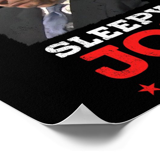 Sleepy Joe - Grappige Joe Biden politieke verkiezi Poster (Hoek)