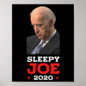 Sleepy Joe - Grappige Joe Biden politieke verkiezi Poster (Voorkant)