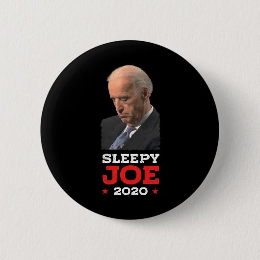 Sleepy Joe - Grappige Joe Biden politieke verkiezi Ronde Button 5,7 Cm (Voorkant)