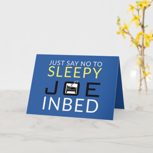 Sleepy Joe Kaart (Gele Bloem)