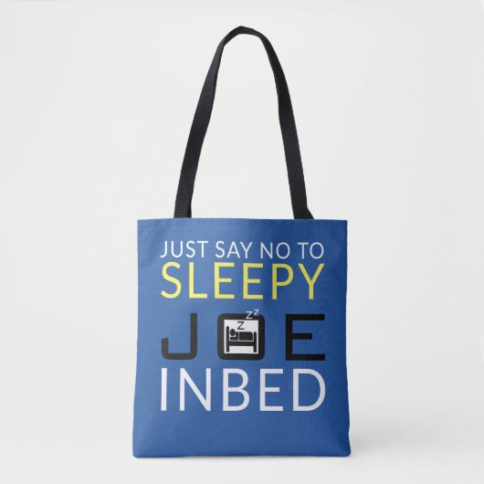 Sleepy Joe Tote Bag (Voorkant)