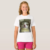 Sleepy kat T-Shirt (Voorkant volledig)