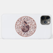 Sleepy kat. Waterverf Case-Mate iPhone Case (Achterkant (horizontaal))