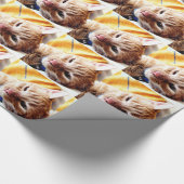 Sleepy Kitten Cadeaupapier (Hoek)