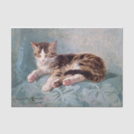 Sleepy Kitten · Henriette Ronner-Knip (1821-1909) Tissuepapier