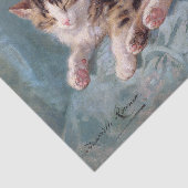 Sleepy Kitten · Henriette Ronner-Knip (1821-1909) Tissuepapier (Detail)