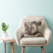 Sleepy Kitten Kussen (Stoel)