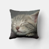 Sleepy Kitten Kussen (Achterkant)