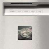 Sleepy Kitten Magneet (Insitu (Vaatwasser))