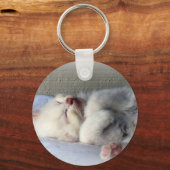 Sleepy Kitten Sleutelhanger (Voorkant)