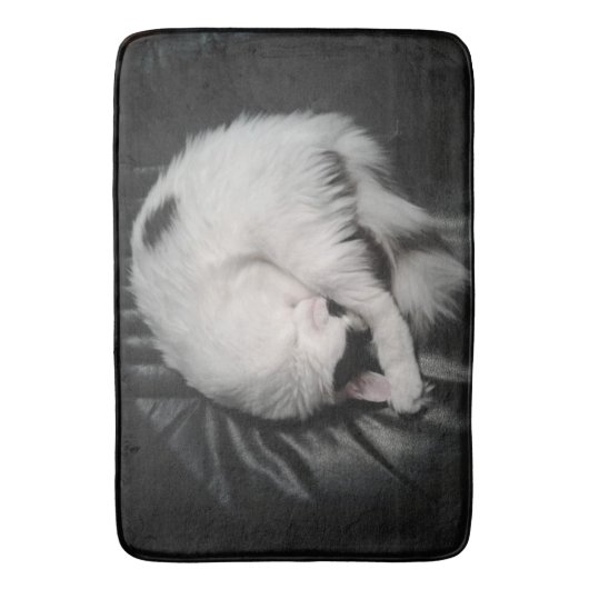 Sleepy Kitty Badmat (Voorkant Verticaal)