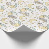 Sleepy Kitty Cat Cadeaupapier (Hoek)