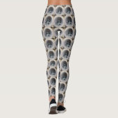 Sleepy Kitty Cat van Shirley Taylor Leggings (Achterkant)