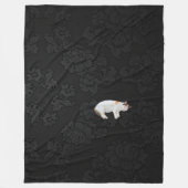 Sleepy Kitty Fleece Deken (Voorkant)